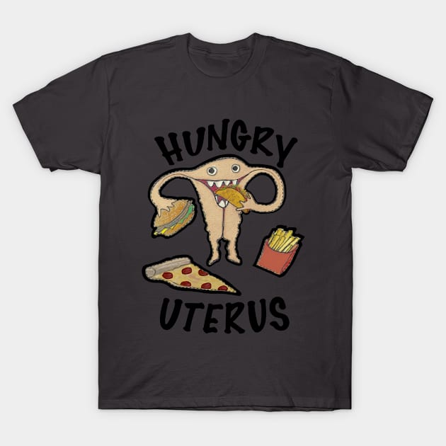 Hungry Uterus Classic T-Shirt by KIMYKASK